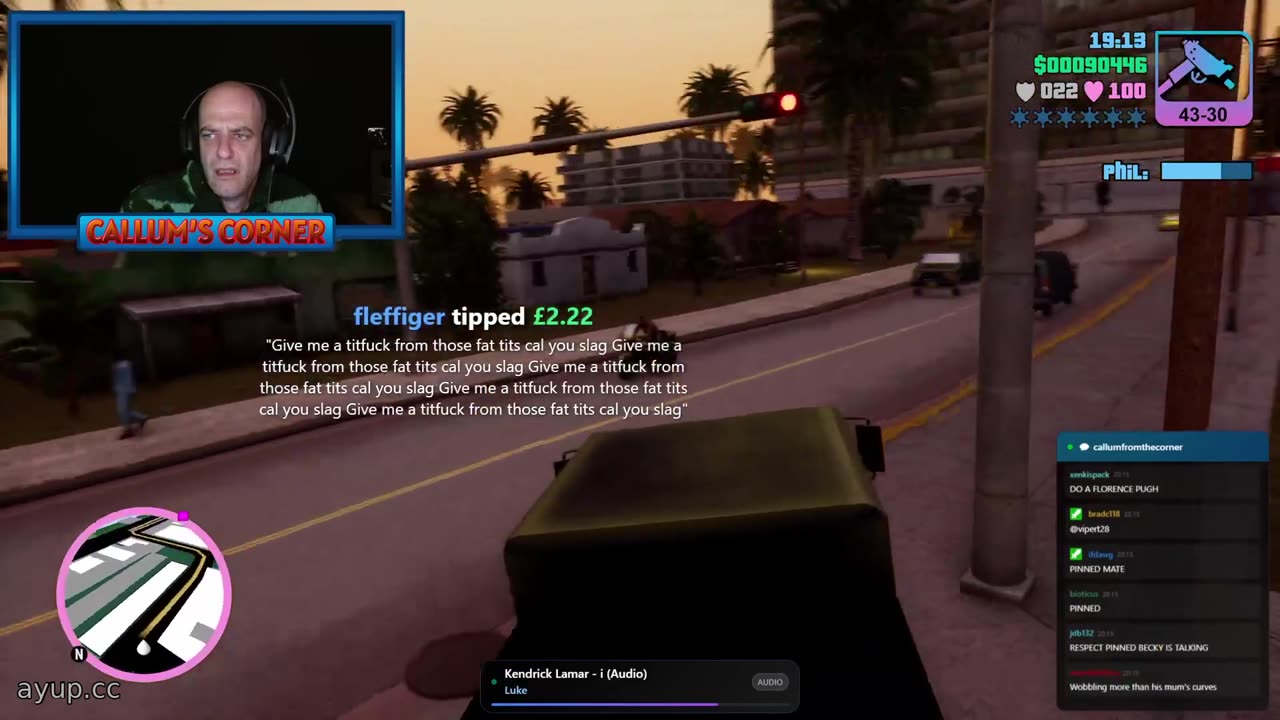 ayupcc - Callum's Corner - 05/01/26 - Slow Bitter Progress