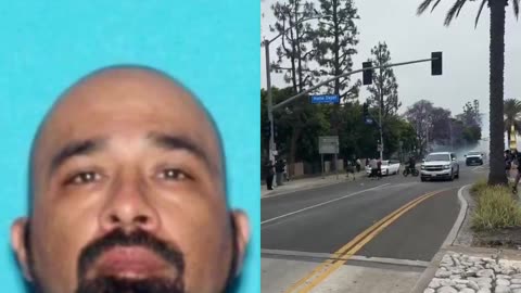 The suspected rock thrower in Los Angeles has been identified as 40-year-old Elpidio Reyna.
