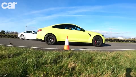DRAG RACE 2021 BMW M4 Competition vs Porsche 911 Carrera