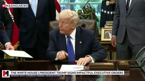 The White House | President Trump Signs Executive Orders to Make America Great Again [LIVE]