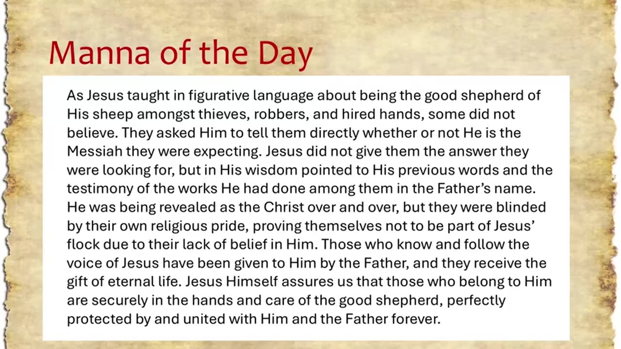 His Glory - The War Report 5-8-25