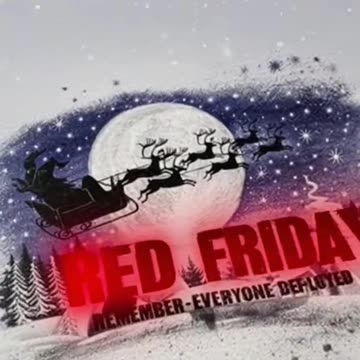 🎄 RED Friday Christmas Banner Animation | Supporting Deployed Troops This Holiday