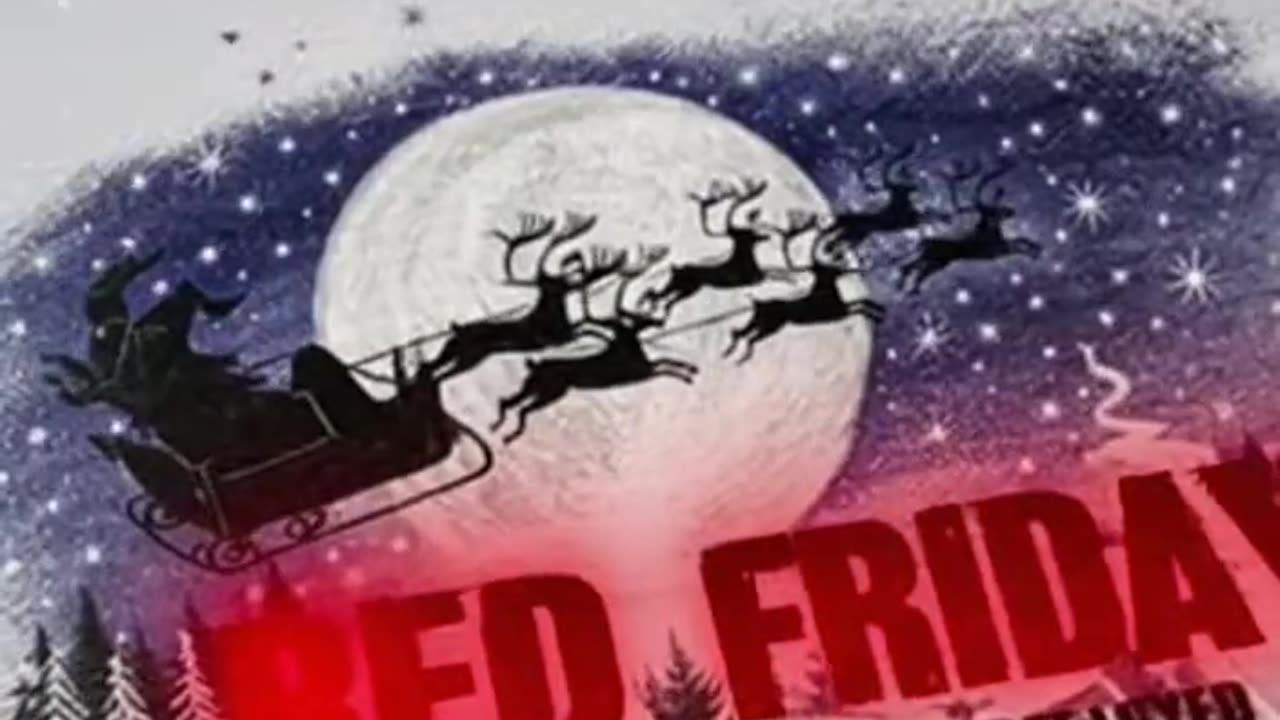 🎄 RED Friday Christmas Banner Animation | Supporting Deployed Troops This Holiday