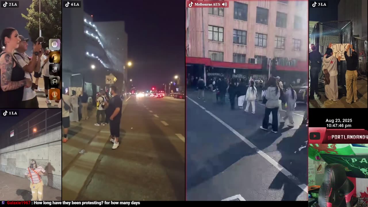 Saturday Quick Stream ICE Protest