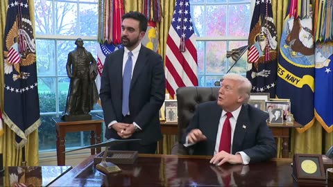 Mamdani Asked If He Thinks Trump's a 'Fascist' During Tense Oval Office Meeting: 'Just Say Yes'