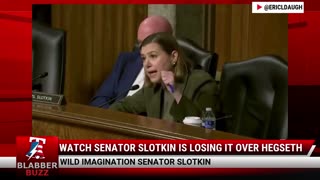 Watch Senator Slotkin Is Losing It Over Hegseth