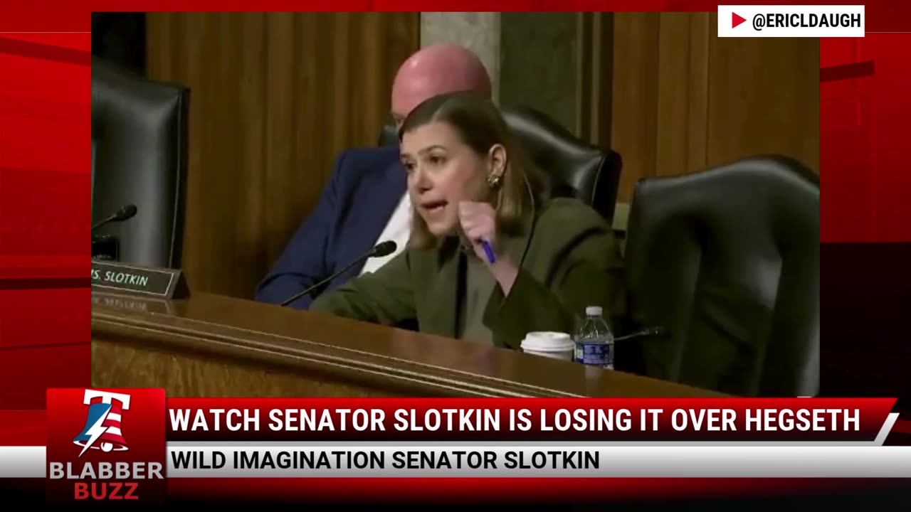 Watch Senator Slotkin Is Losing It Over Hegseth