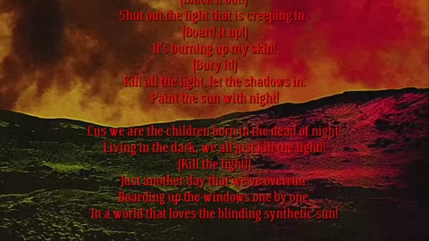 Wolves At The Gate ~ SYNTHETIC SUN ( O V ) { Lyrics } Remix 1 Christcore