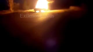💀🔥 The aftermath of FPV drone hitting a Russian logistics transport with their dead soldiers.