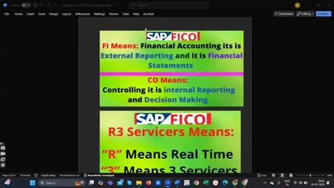 SAP Fico Class 1