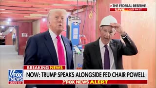 Trump Debunks Jerome Powell In Surreal Interaction During Fed Tour