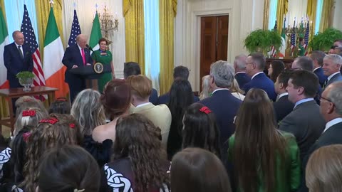 ☘️ PRESIDENT TRUMP JOINS ST. PATRICK’S DAY RECEPTION with the TAOISEACH of IRELAND! 🇮🇪🇺🇸🏛️