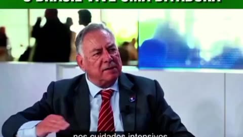 O Eurodeputado Antonio Tânger diz que o Brasil vive uma ditadura.