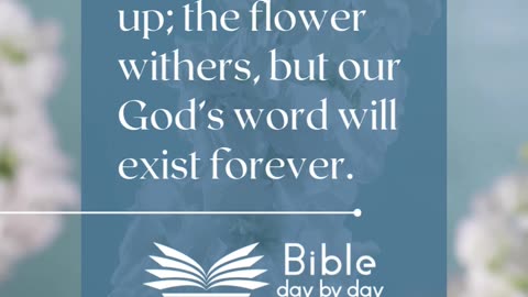 God's word will exist forever