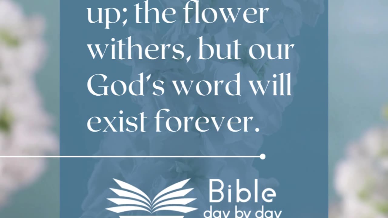 God's word will exist forever