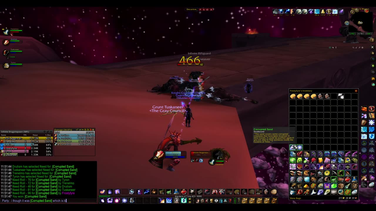 Turtle wow - PUG Black Moras custom dungeon - Mage POV - no commentary