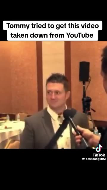 Tommy tried to get this video banned...