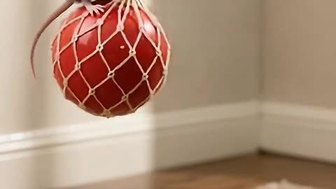 Funny Cat and Mouse Moment – Will the Ball Hit the Kitten 🐱🐭