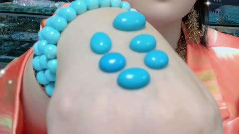 250613-3 Sleeping Beauty Turquoise Cabochon: Frozen Glacial Blues on Your Fingertips