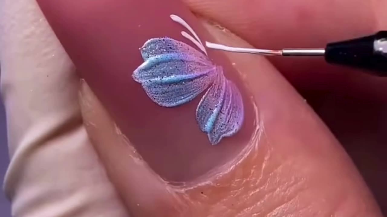 Easy White Nail Art Tutorial | Best Gel Nail Design for Beginners | NailVibes