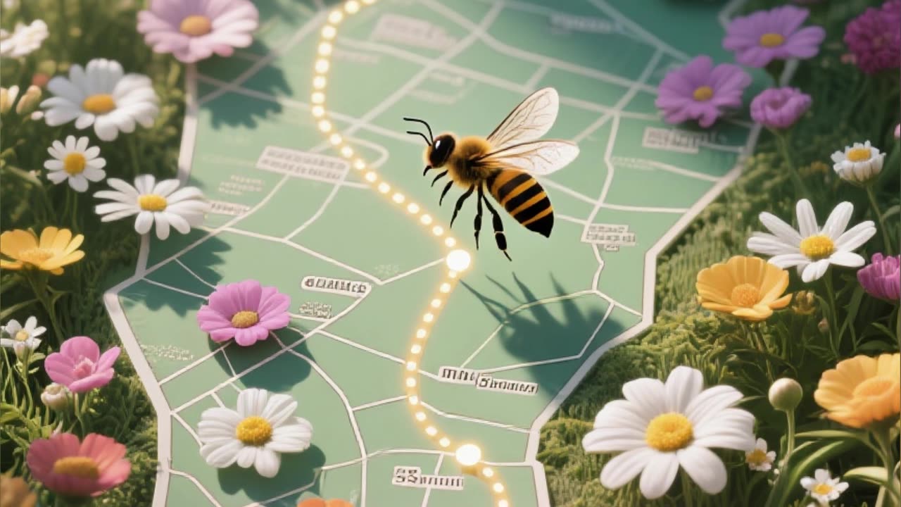 How Bees Solve Math Faster Than Computers
