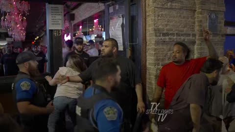 Wild Bar Fight on 6th Street Austin | August 15, 2024