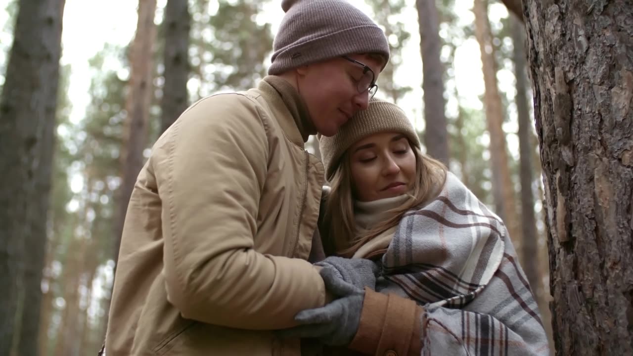 Couple having good moments together