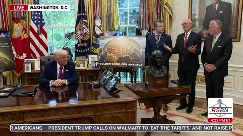 RSBN President Trump announces “Golden Dome,” state-of-the-art defense shield. - 5-20-25