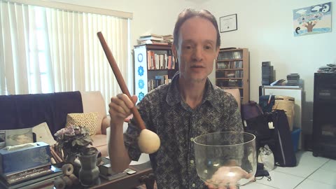 Playing Crystal Singing Bowls Tutorial, Demo With Multiple Strikers, Mallets - Healer Jedi Shaman