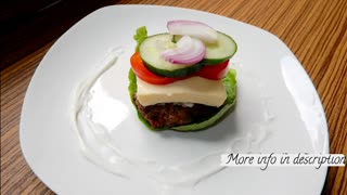 Keto Cheeseburger Lettuce Wrap - How to make Cheeseburger