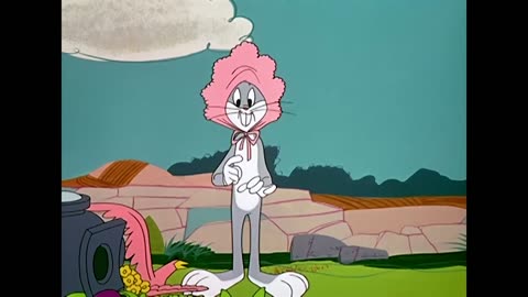 Elmer fud & paint brush vs. bugs bunny
