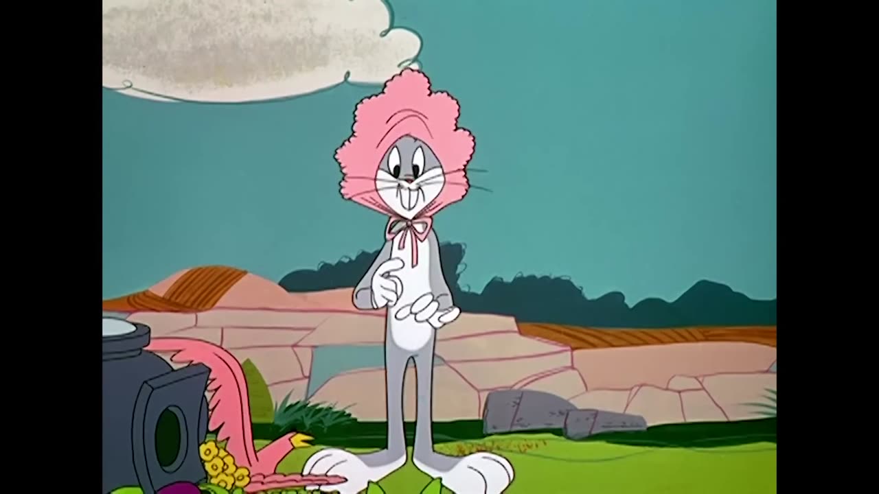 Elmer fud & paint brush vs. bugs bunny