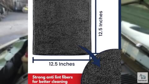 USANOOKS Microfiber Cleaning Cloth - 12Pcs 12.5x12.5 inch High Performance - 12
