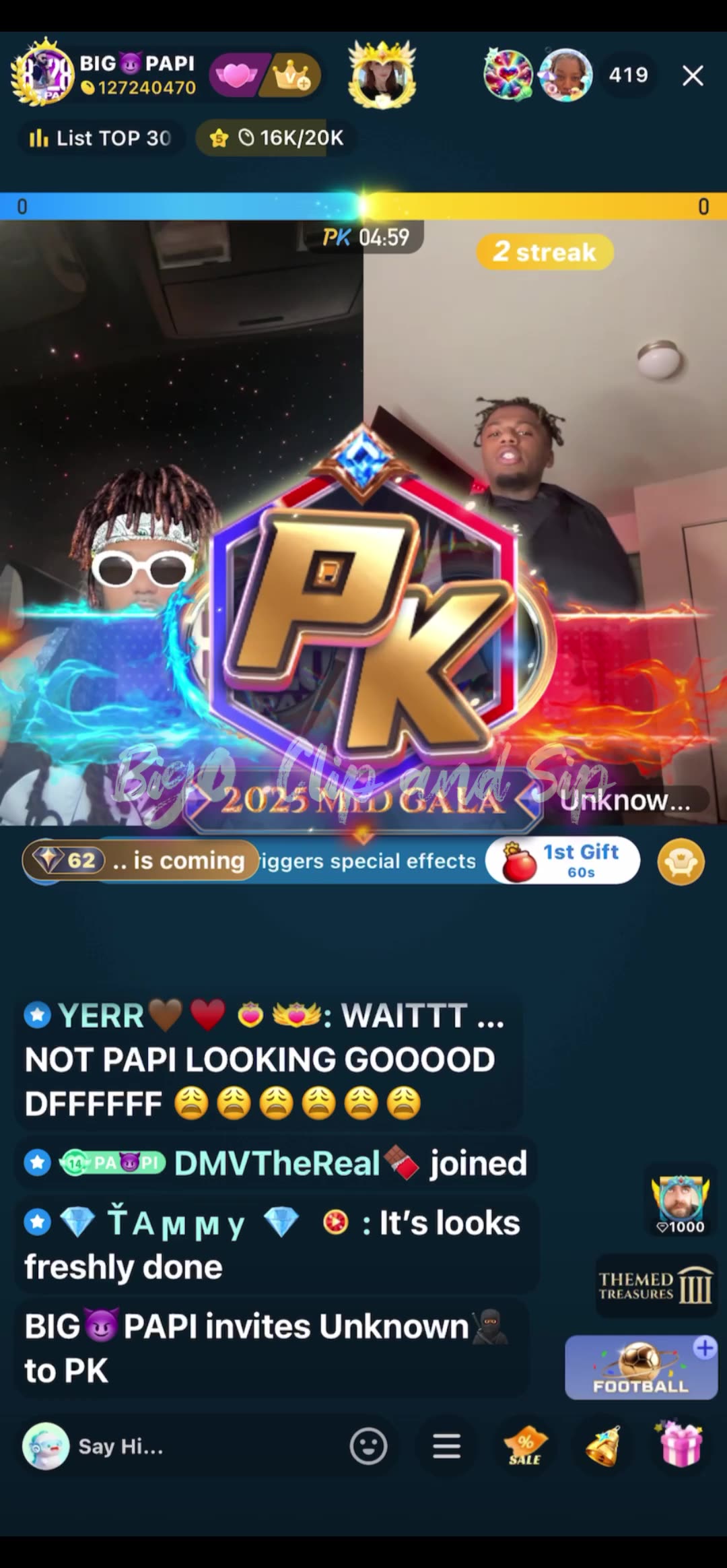 Papi shows his new bayang style 8/20/25 #bigoclipandsip