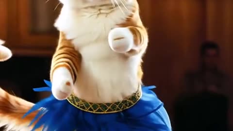 Dancing cat