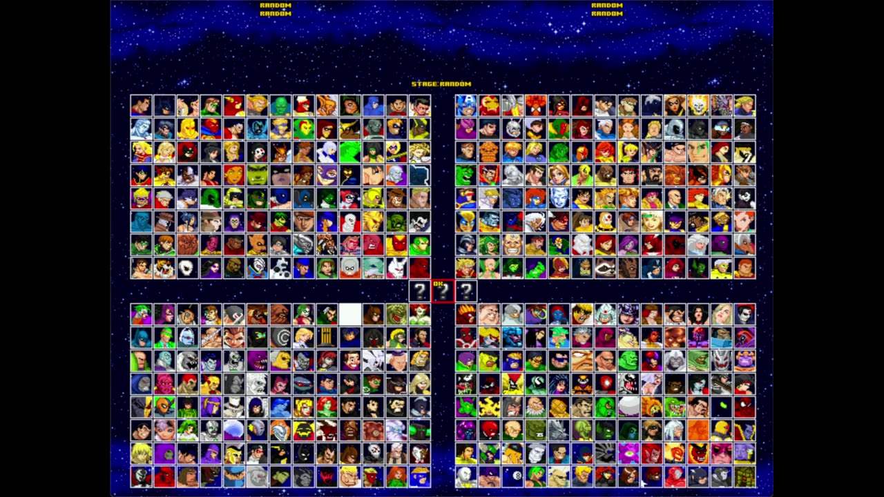 Fantastic 4 vs Superman - superheroes 2000 mugen Cpu vs Cpu Royale