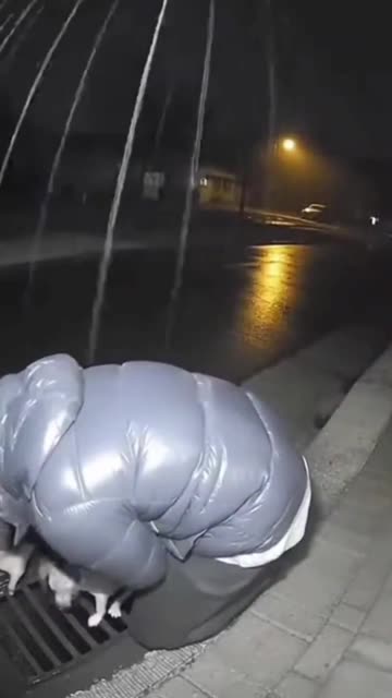 Man Saves Puppy Trapped In #CCTVFootage