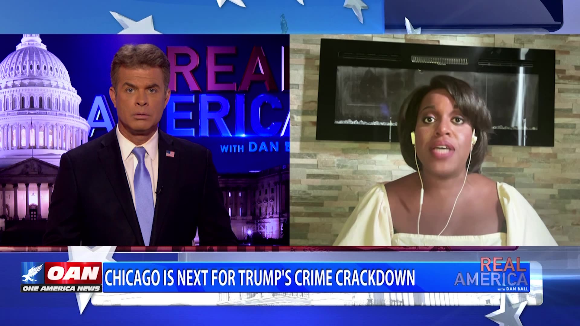 REAL AMERICA -- Dan Ball W/ P Rae Easley, 8/25/25