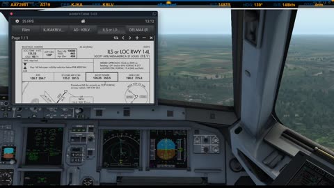 Landing in Belleville (KBLV)