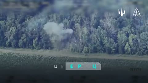 HIMARS Strike on Russian Positions in the Forest Area