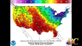 National Weather Forecast (February 8, 2026)