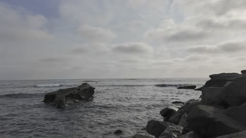 South View Bird Rock Chill Ocean View of Waves #zen #chill #ocean San Diego California
