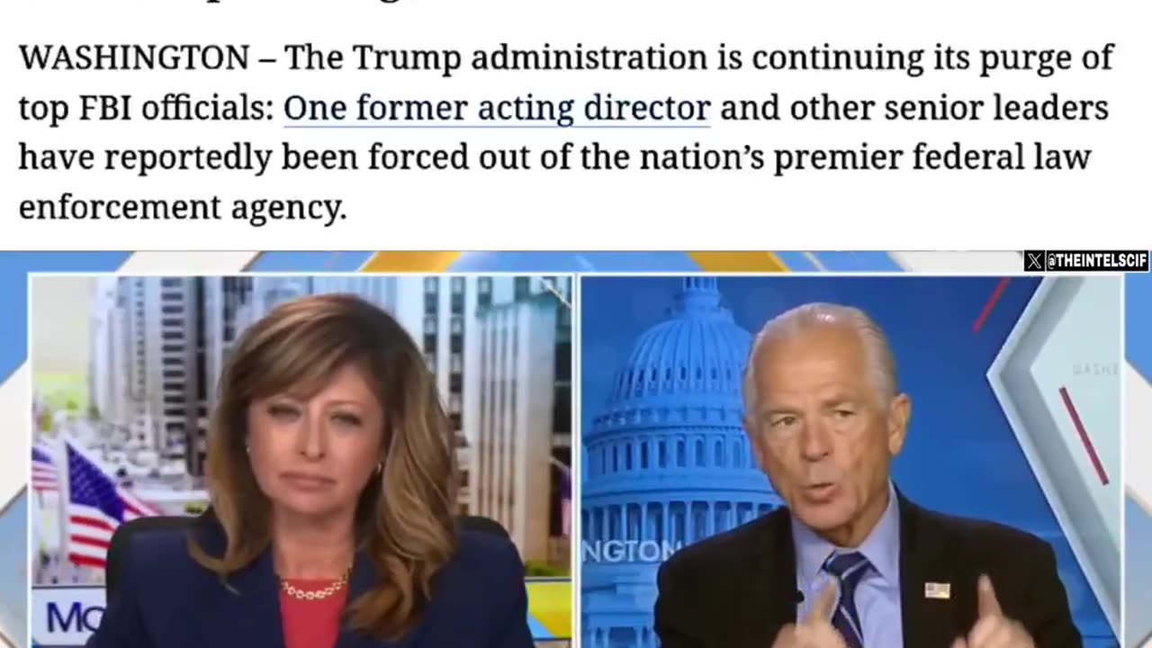 TRUMP ADMIN. CLEANING OUT THE DEEP STATE.