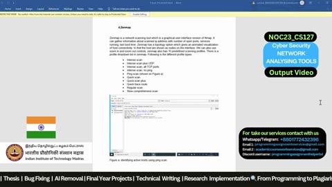 Student Work (Project) | NOC23_CS127 Network Analysing Tools | Cyber Security Project | IIT Madras
