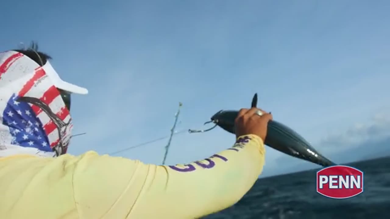 Giant Dolphin Caught using Berkley Gulp + MASSIVE Marlin_part3