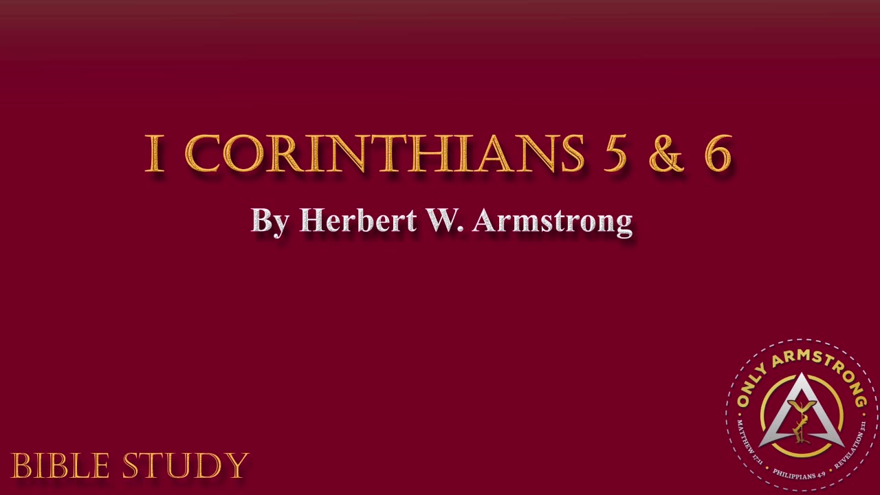 I Corinthians 5 & 6