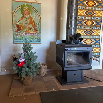 Xmas Tree Up - Happy Holy Days to All