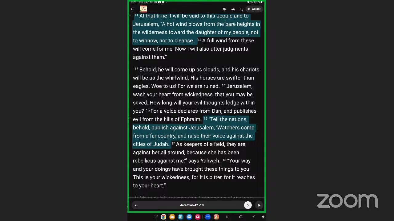 Oct 4th, Day 277 - RERUN FROM 2024 - Reading The One Year Bible Together