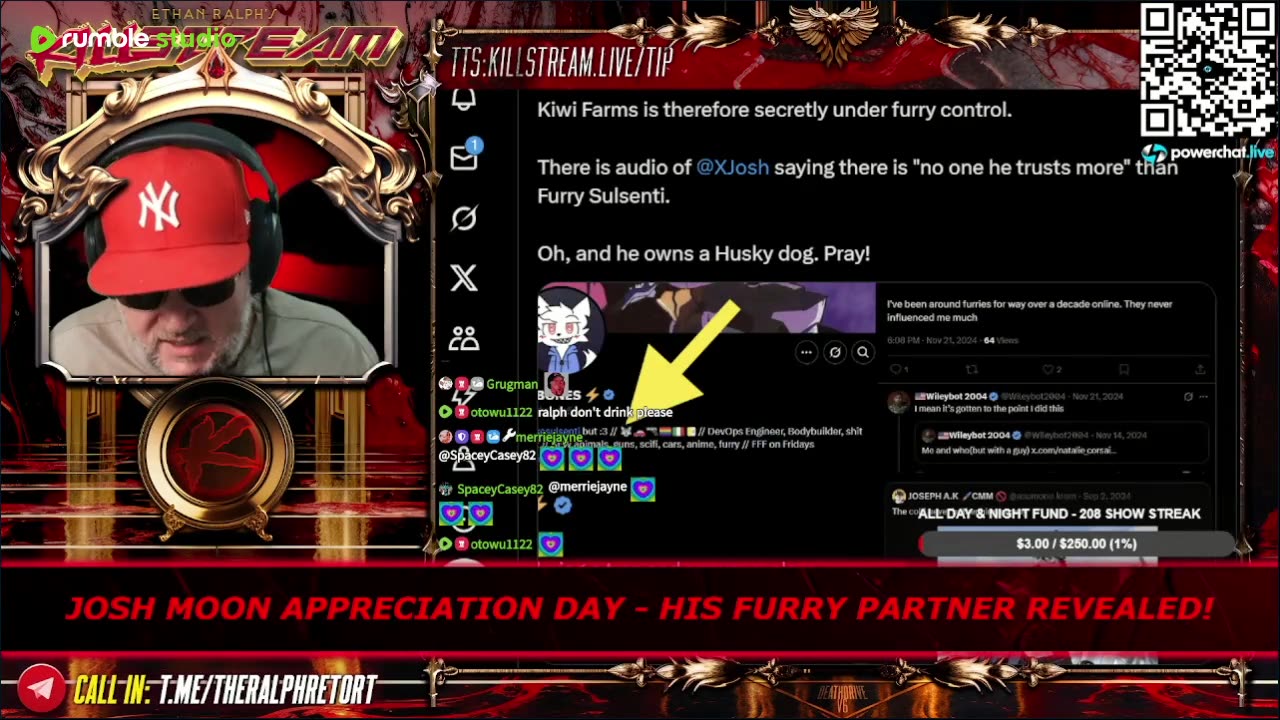 KILLSTREAM: JOSH MOON APPRECIATION DAY - HIS FURRY PARTNER REVEALED! (05/13/2025)