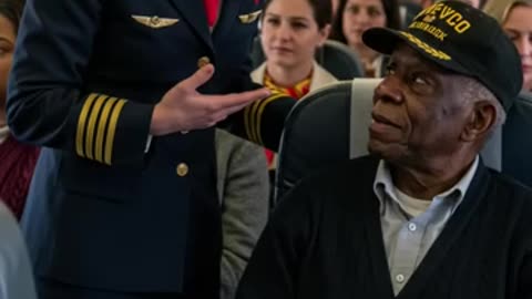 "Woman Insults Black Veteran—Pilot Stops Flight to Honor Him